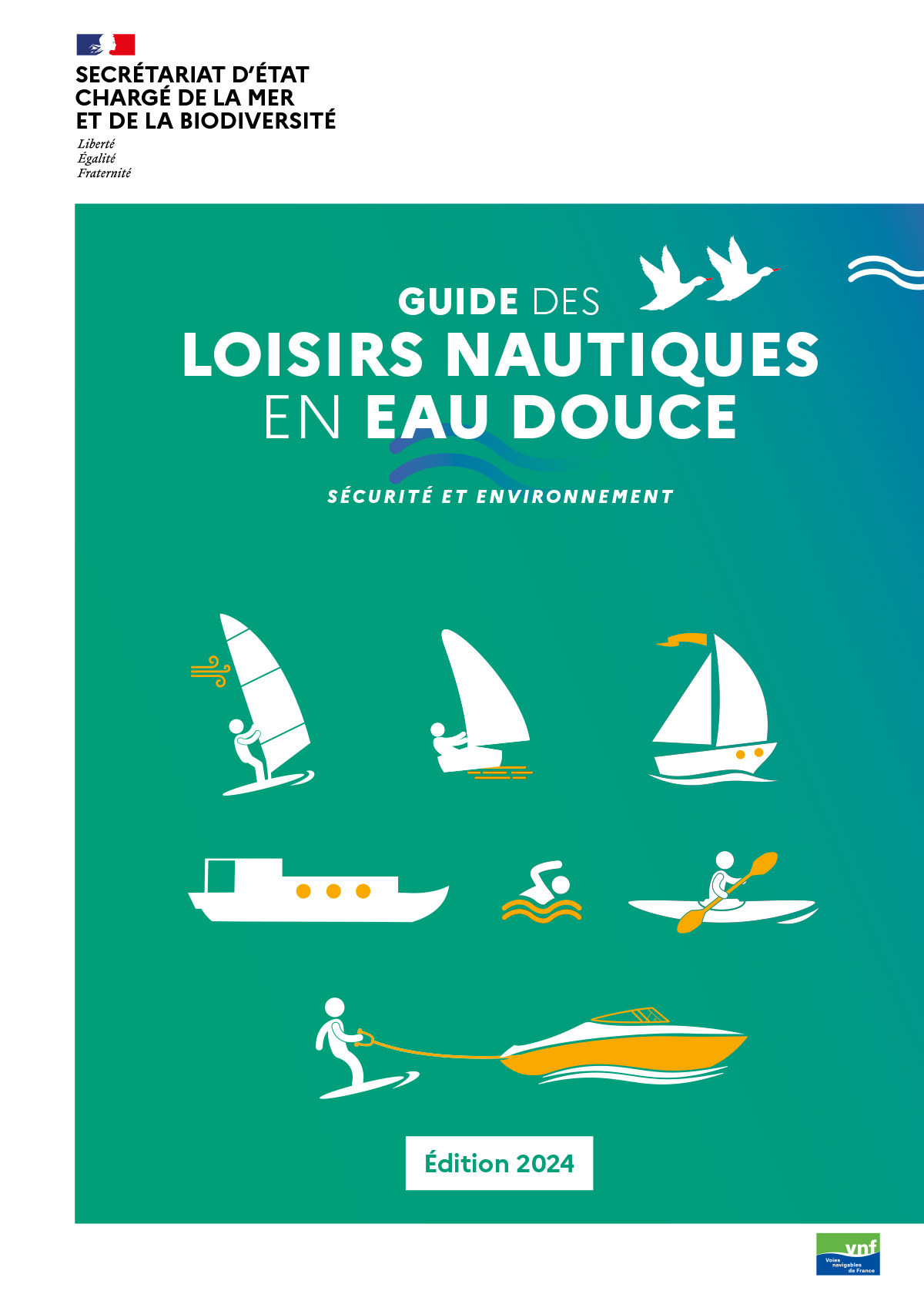 Les espaces naturels tels que les lacs et les rivières permettent la pratique d’activités de loisirs nautiques et de plaisance variées. Le guide des loisirs nautiques en eau douce rappelle plusieurs règles de sécurité respecter, ainsi que des bons gestes à mettre en œuvre pour préserver l’environnement.