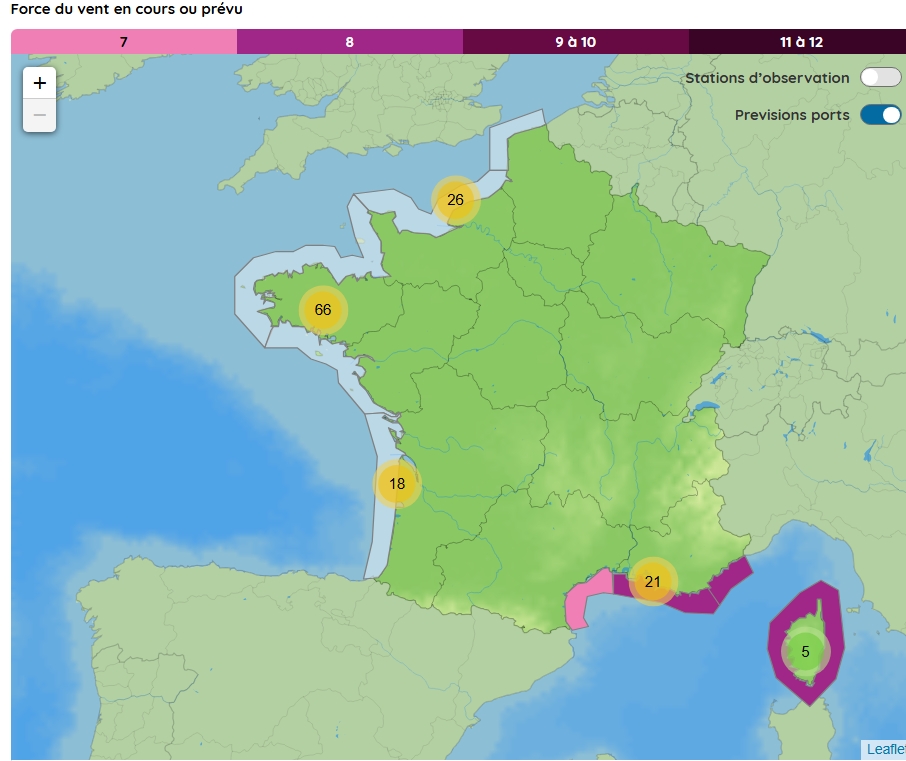 Les prévisions Sécurité et les Bulletins Météo Spéciaux (BMS) de Météo France