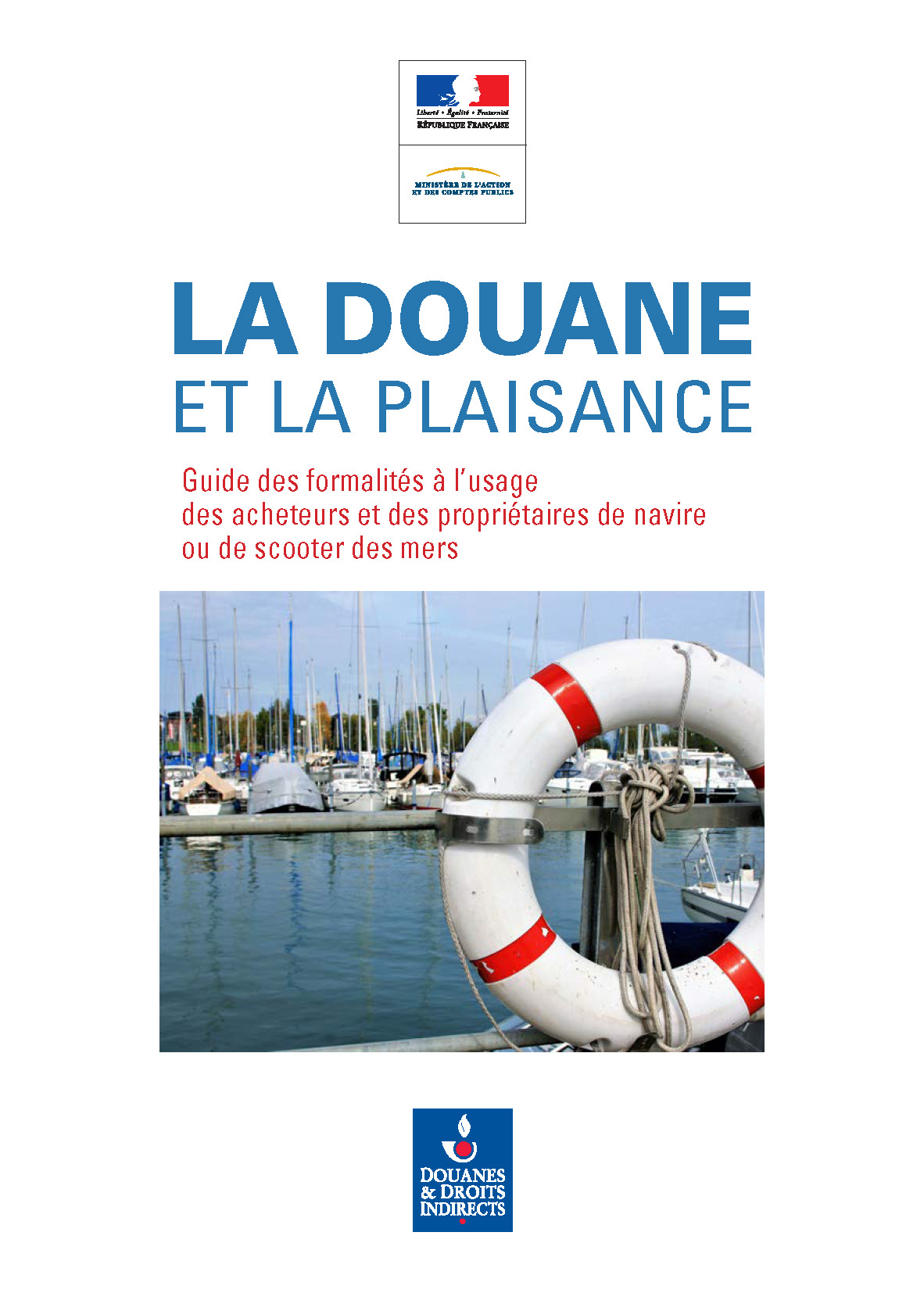 Accès au guide « La douane et la plaisance »