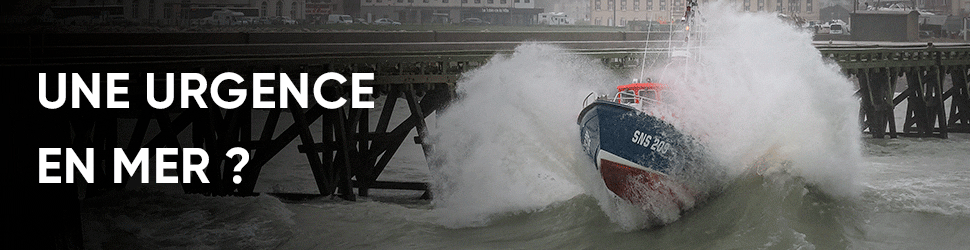 Une urgence en mer : Tél. 196 ou Canal 16 VHF