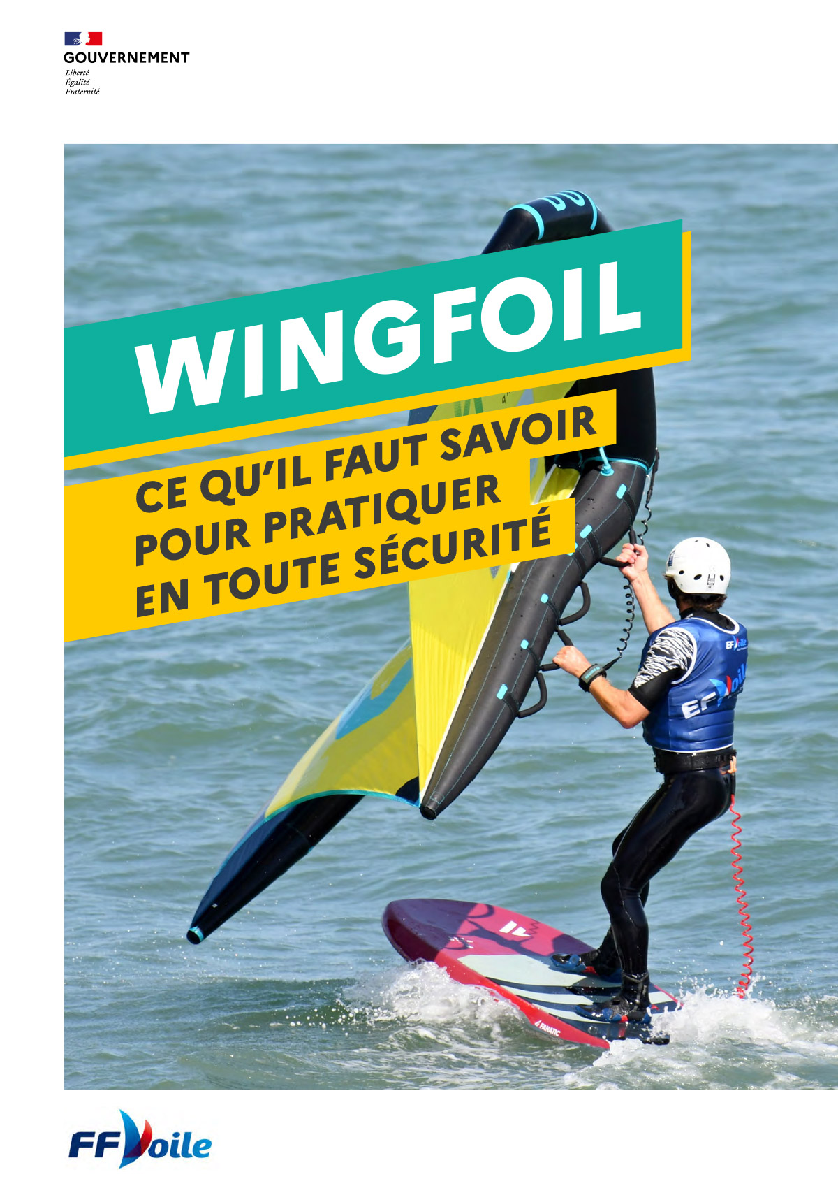 Un guide qui présente les règles de base à connaître pour pratiquer le Wingfoil en toute sécurité et dans le respect des autres usagers.